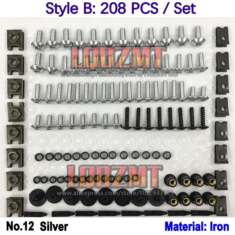 268PCS Fairing Bolts Screws Kit For