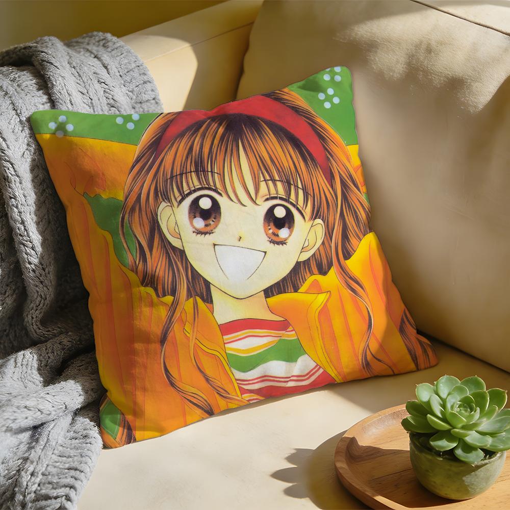 Kodomo No Omocha Anime Cushion Cover Washed Linen Soft Breathable Decorative Case For Sofa Home Pillow Cover