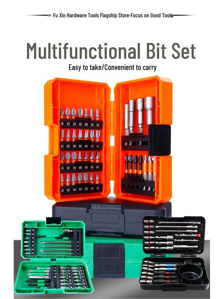 Electric Screwdriver Bit Set: Versatile, Durable, Multi-Style Resilient Bits