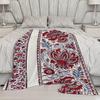 Floral Pattern Blanket Microfiber Flannel Cover Blanket Bedroom Living Room Sofa Soft And Comfortable Home Decoration