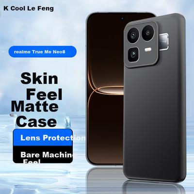 Skin Feel | Anti-Fingerprintrealme Neo8 Phone Case OPPO Realme Neo8 Protective Case Drop-Resistant Matte Full-Coverage Soft with Lens Protection