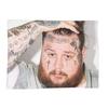 Jelly Roll Beautifully Broken Tour  Rapper Blanket Soft Flannel Throw Blanket Plush for Bed Living room Picnic Travel Couch