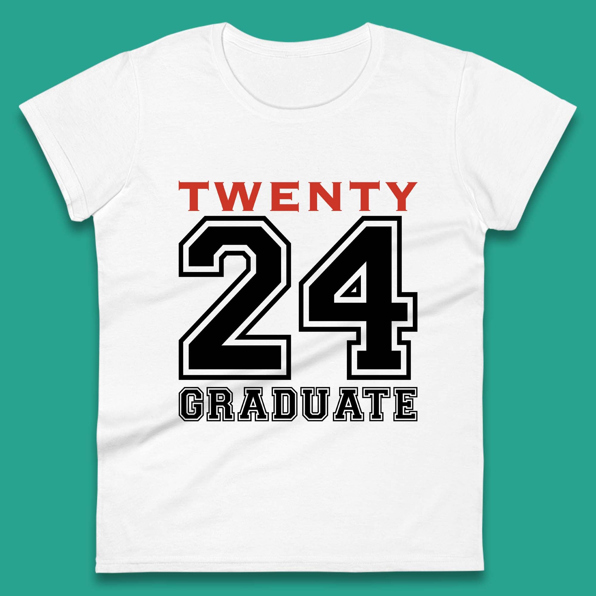 2024 Graduate Womens T-Shirt Mens Tops Tees Unisex 2XL