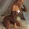 Crotchless Bodysuit Transparent Bodystocking For Sex Bold Body Suit Open Crotch Pantyhose Erotic Costumes Sexy Fishnet Lingerie