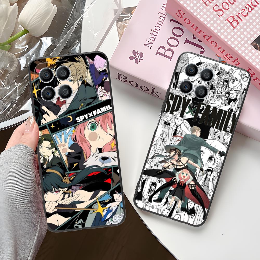 Anime Spy Family Mobile Phone Case for Honor 90 80 70 60 50 30 20 10 9 8 7 Pro S SE Lite 5G Colorful Printing Cover Luxury Cover