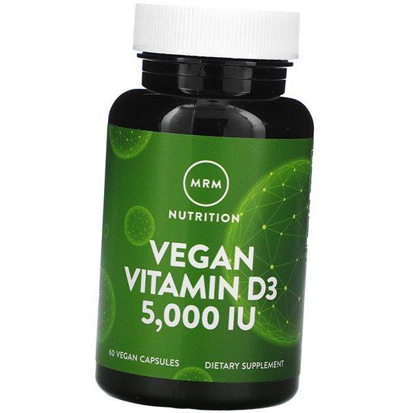 Витамин Д3 для веганов, Vegan Vitamin D3 5000, MRM  60вегкапс (36122004)