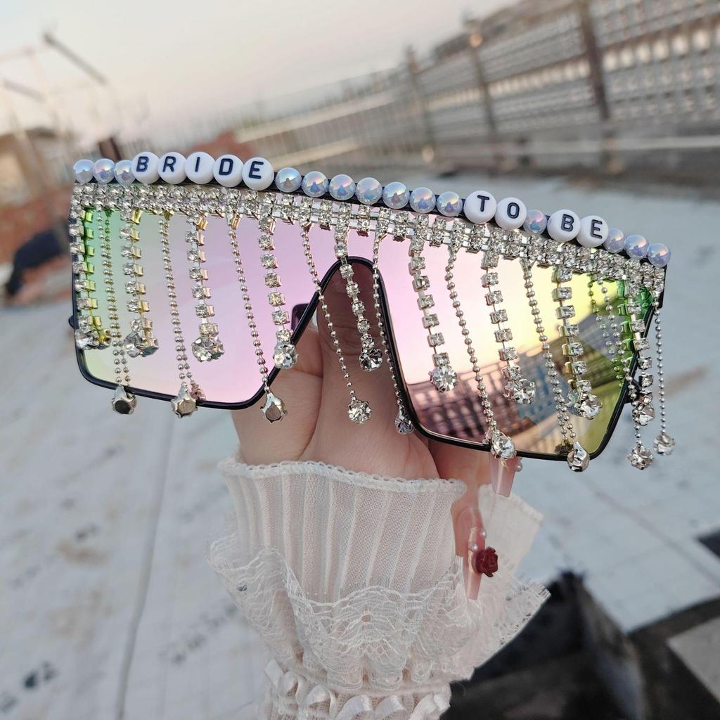 Punk Style Pink Mercury Women's High-End Party Sunglasses