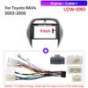 For Toyota RAV4 2003 2004 2005 9" /LHD/RHD/Iron Gray Car Multimedia Radio Frame Fascia Panel Dashboard Mounting Bracket Adapter