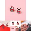 Cute Chubby Christmas Penguin Brooch Adorable Metal Badge For Sweater Accessories