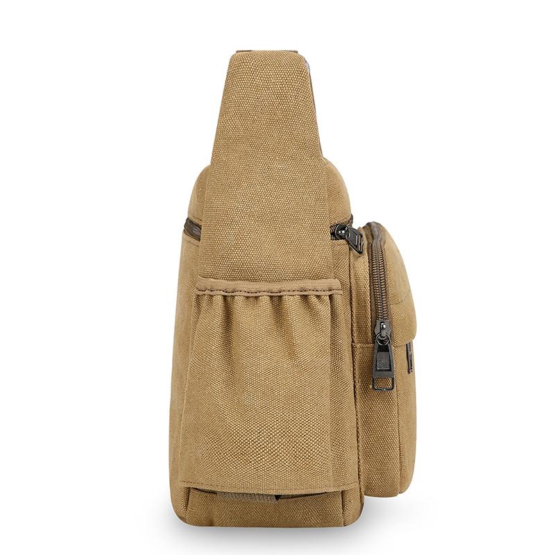 Herr Canvas Axelväskor Casual Tote Resa Crossbody-väska för män Lyxiga Messenger-väskor Mode Handväska av hög kvalitet