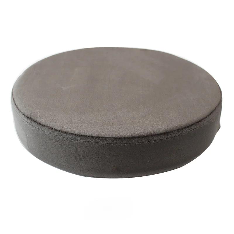 35/40/45/50cm Round Chair Cushion Memory Cotton Office Anti-slip Velvet Anti-fouling Cushion Home Thicken Soft Back Pillows