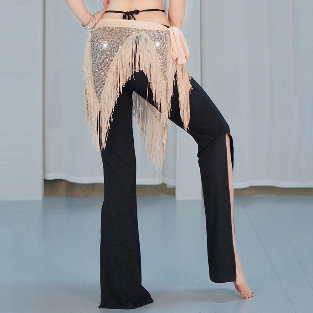 Sequins Belly Dance Hip Scarf Adjustable Waist Chain Fashion Triangular Hip Scarf Women