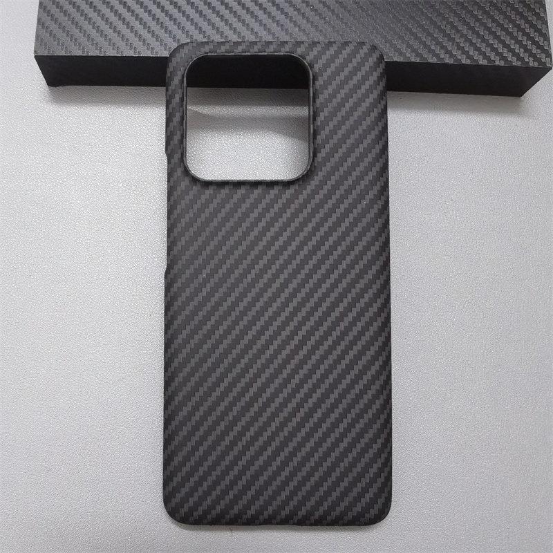 For Xiaomi 13T Pro Mi 13 Pro Case Simple Matte Hard PC Carbon Fiber Texture Pattern Cover Dustproof Fingerprint-Resistant Bumper