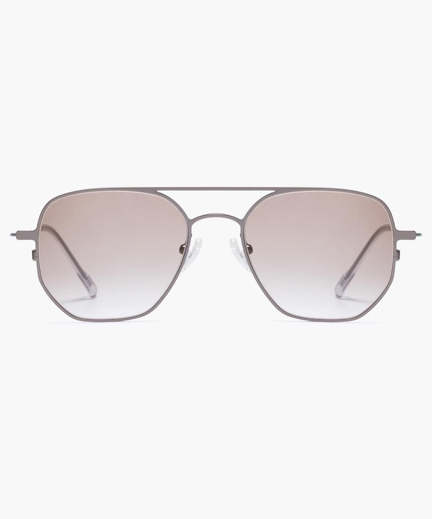 Likkeullou Rc Moon Silver Sunglasses Brown