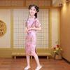 Autumn Niche Design Kids Traditional Dress Qipao Chinese Style Dress Girls Cheongsam Girls Skirt