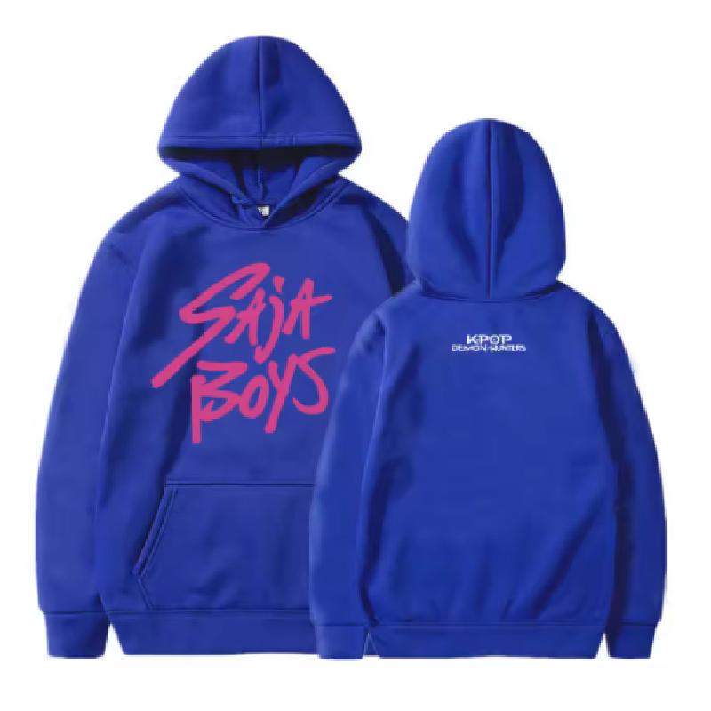 KPop Chasseurs de Démons Saja Garçons Sweat à Capuche Manches Longues Impression Film Molleton à Capuche Décontracté Pullovers Streetwear Femmes