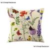 Fresh Plant Throw Pillow - Home Decor Pillowcase for Bedside or Sofa