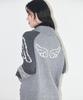 Illigo Angel Ring Cowichan Knit Zip-Up Grey