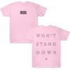 Muse Won't Stand Down T-Shirt Muse Rock Band Graphic Tee Crewneck Short Sleeve Vintage Summer Casual Cotton T Shirt Unisex Clothing