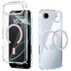 For iPhone Air Case Compatible with MagSafe Anti Scratch Clear TPU PC Phone Back Cover