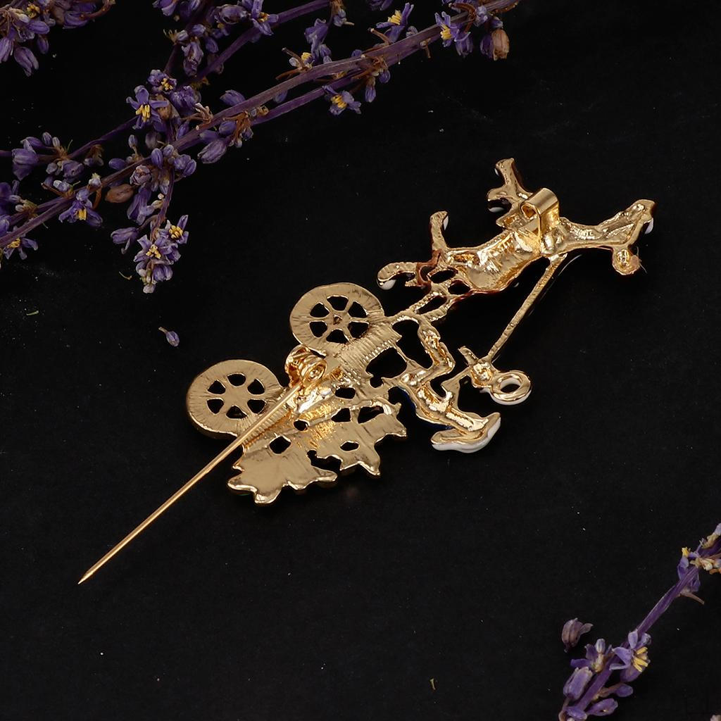 1 Piece Brooch Scarf Badge Sweater Pin Accessory