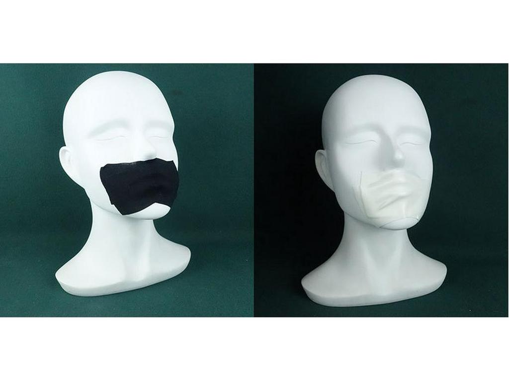 Exposed Humiliation Set: Mouth Gag, Panties, Stockings, Tape - Queen's Training for Male Slave