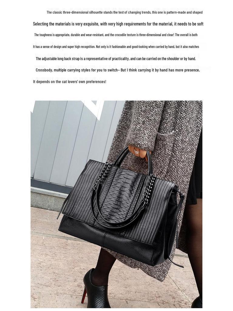 Women's 2023 Large Capacity Fashion Tote Bag - Stylish Luxury Shoulder Handbag Briefcase