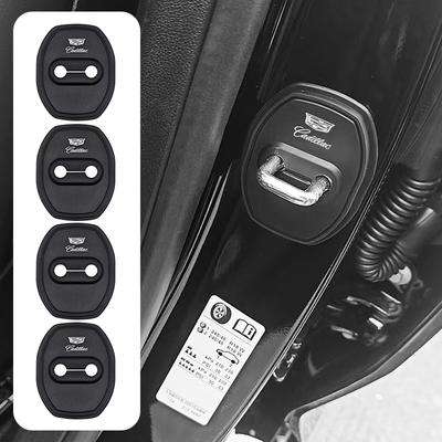 4 piezas Funda Protectora de Silicona para Cerradura de Puerta de Coche Accesorios Para ATS BLS CTS EXT SLR SRX STS XT4 XTS XT6 Escalade Deville CT