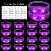 20-100 Piezas Pulseras LED para Bodas Pulsera Luminosa Activada por Música y Sonido Pulseras que Brillan en la Oscuridad Para Suministros de Fiesta de Cumpleaños