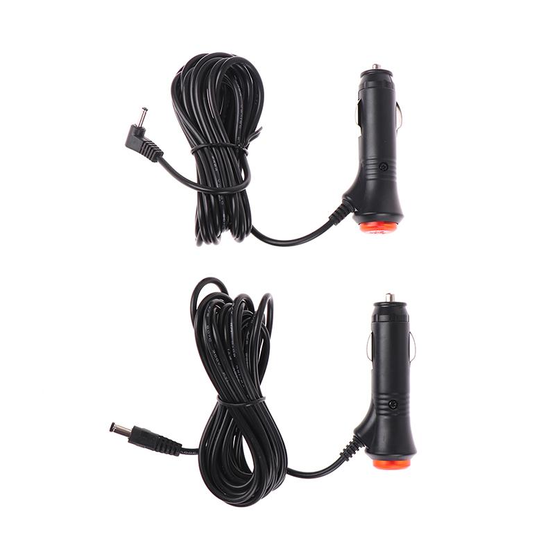 12V Car Lighter Plug to DC 3.5/5.5mm Power Cord cable Switch For auto GPS DVD