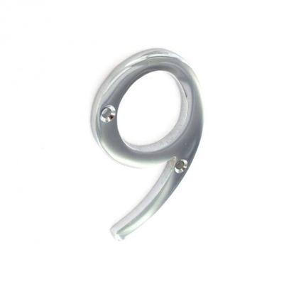 9 Chrome Door Number