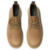 Clarks Leather Versatile Trendy Ankle Boots Men boots Dark-Sand 26178987