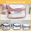 High Capacity Waterproof Transparent Laser Cosmetic Bag For Travel And Outdoor Activities