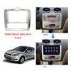 Car Radio Fascia Fit for FORD FOCUS 2005-2011 MANUAL AC/AUTO AC Dashboard Refitting Installation Trim Kit Stereo Player Panel