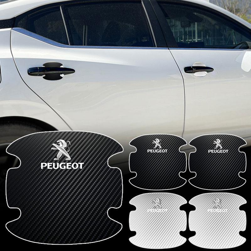 4PCS Car Door Handle Protection 3D Sticker Car Styling For Mercedes-Benz AMG C500 C200 C300 B C E GLA CLA GLK GL ML GLE W204 W205 W203 W211 W212 W213