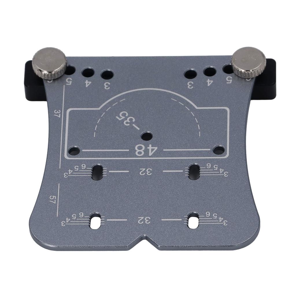 35mm Hinge Hole Jig Aluminum Alloy Drilling   Template Woodworking Punching Locator for Cabinet Door