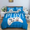 Soft Game Twin Full Queen King Bedding Set Microfiber Gamepad Controller Print Duvet Cover Set Boys Video Games Comforter Cover