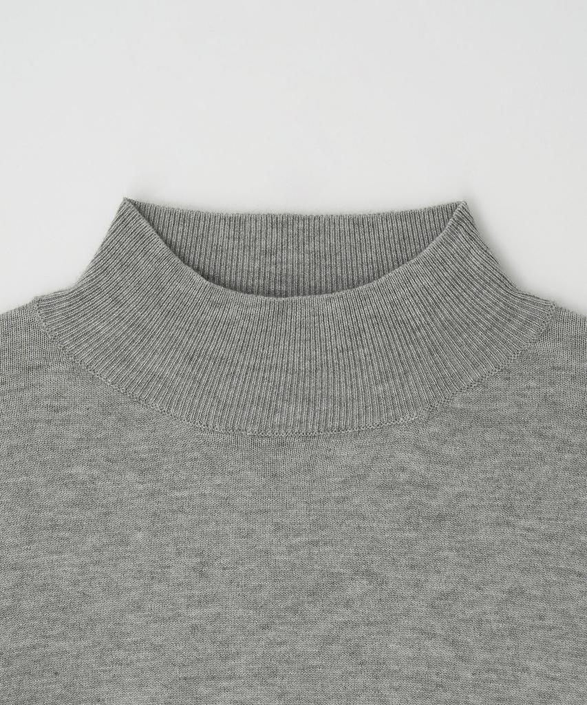 EZIO Standard Fit Basic Half-Turtleneck_Grey