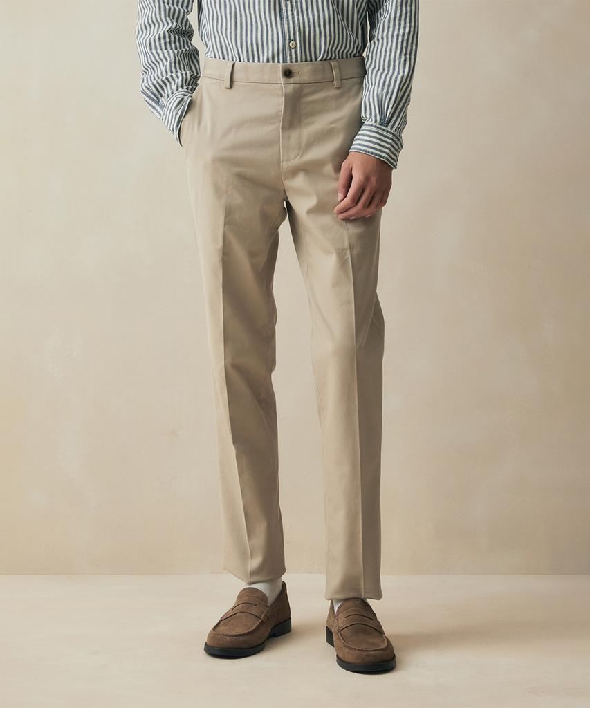 BROOKS BROTHERS Slim Fit Heavyweight Advantage Chino (Khaki) (Bbpcmm55852)