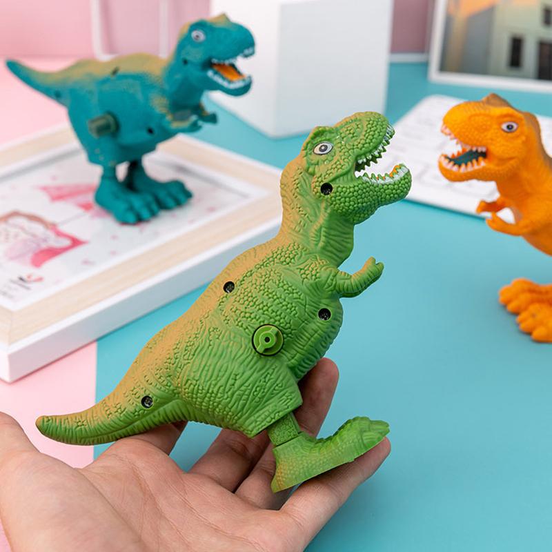 Brinquedos Divertidos de Corda - Pica-Pau Saltitante Pavão Pombo Dinossauro Quebra-Cabeça Criativo de Dar Corda Presentes para Crianças Pequenas Crianças e Bebês