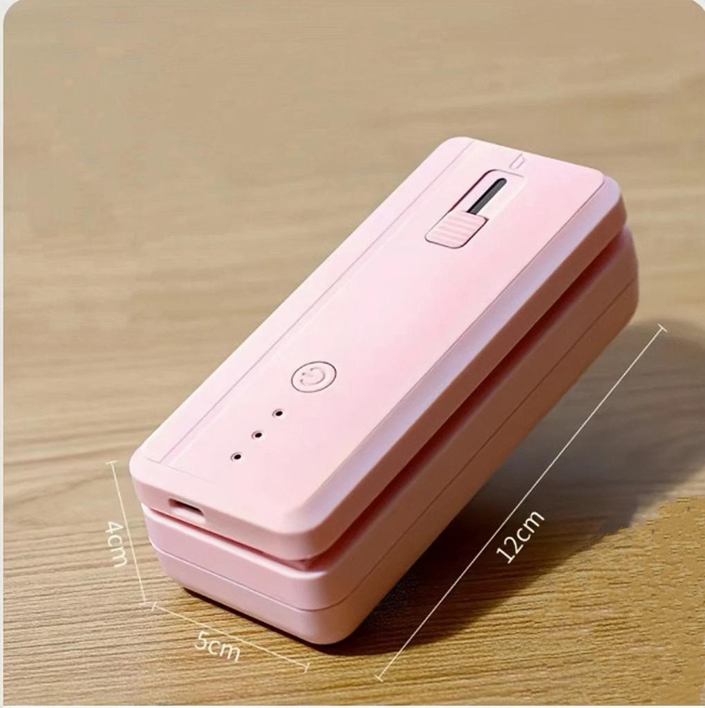 1 szt. USB 2 w 1 tryb ładowania mini przenośna zgrzewarka, maszyna do pakowania żywności, kuchenna zgrzewarka