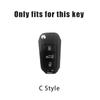 MCTC6 Zinc Alloy Car Remote Remote Key Case Cover Protector Shell Fob For Citroen C3 C4 CACTUS C6 C8 Auto Key Protector Accessories