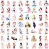 200 Sexy Beauty Stickers, Anime Japanese Bunny Girl Seduces Orgasm Girl Loli Stickers