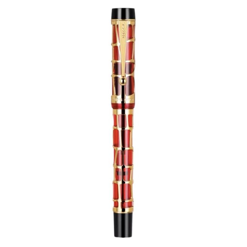 JINHAO 100 Centennial Resin Hollow Series Fountain Pen Golden Clip Business Office Gift Pen Stationery School Supplies PK 9019