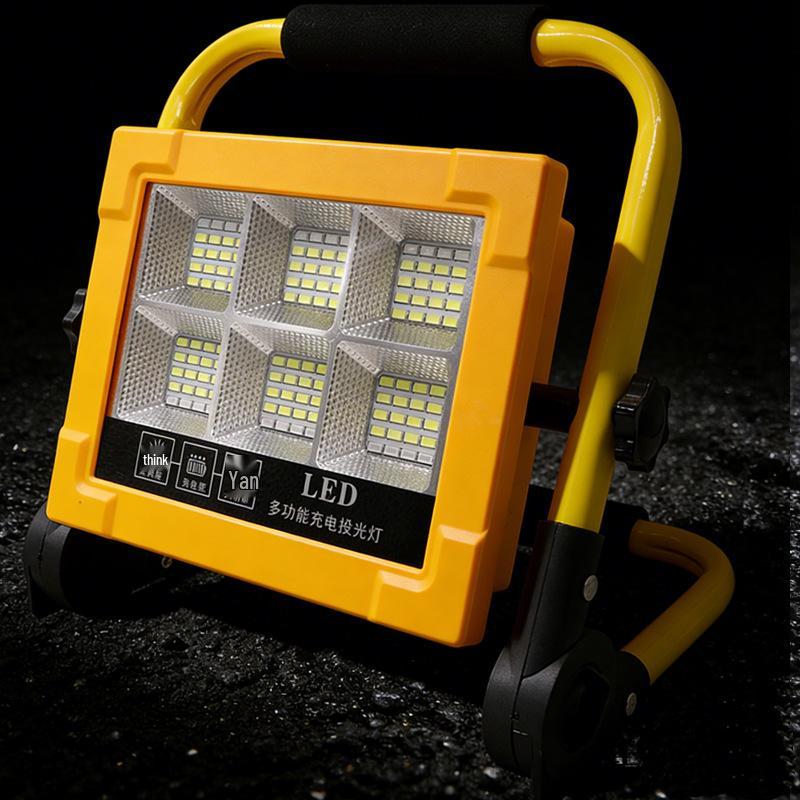 Portable Foldable Super Bright Floodlight for Construction and Emergency Use