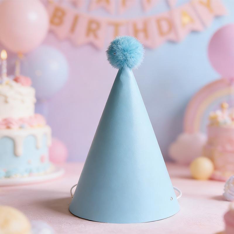 10 Colorful Birthday Party Hats | Macaron Cone Hats, Perfect For Birthdays And Parties