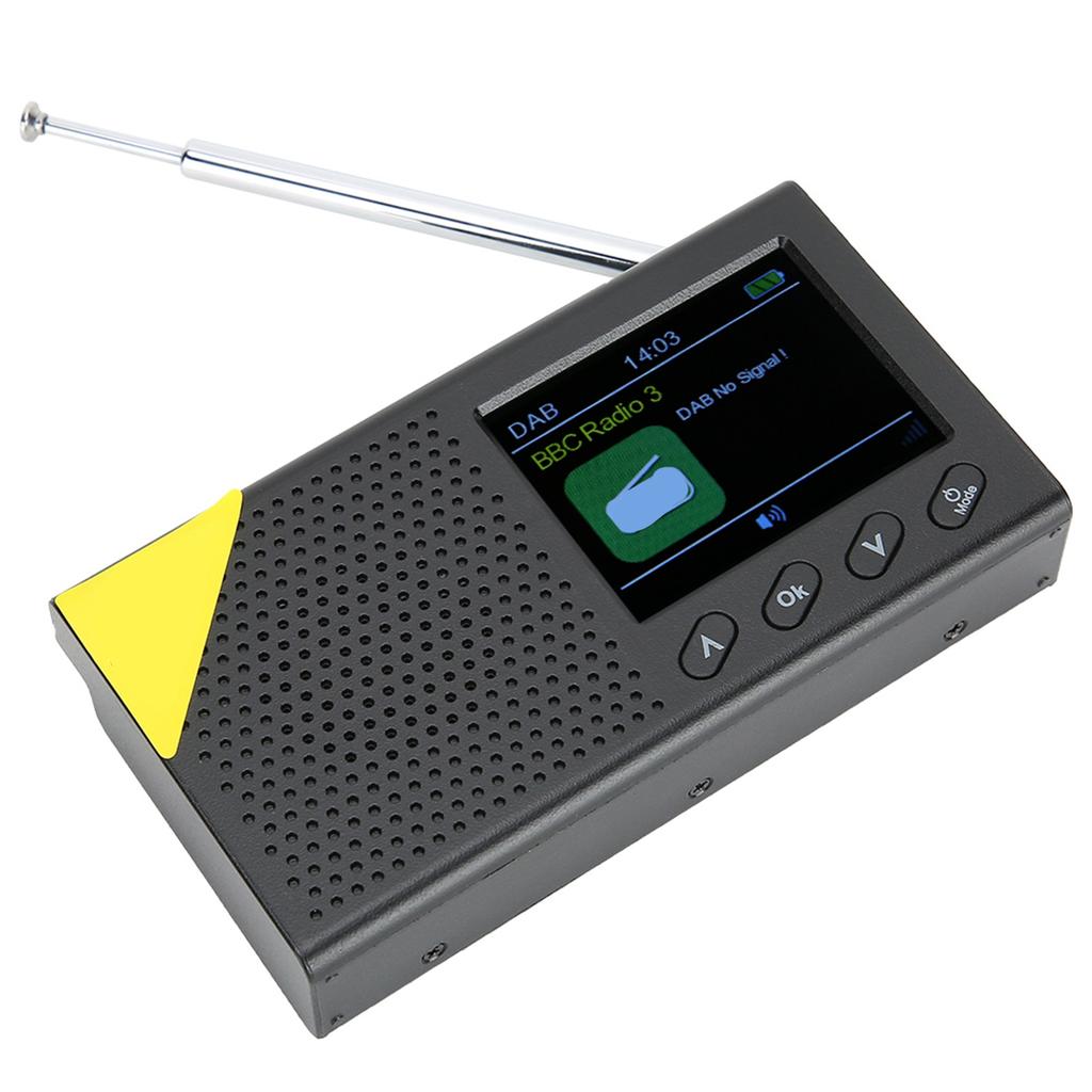 Portable Home Using Digital Radio for DAB 2.4 Inch LCD Display Screen Stereo Output