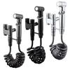 Toilet Cleaning Bidet Spray Set High-Pressure Handheld Double Outlet Sprayer Bathroom Shower Head Toilet Flush Spray Anal Douche