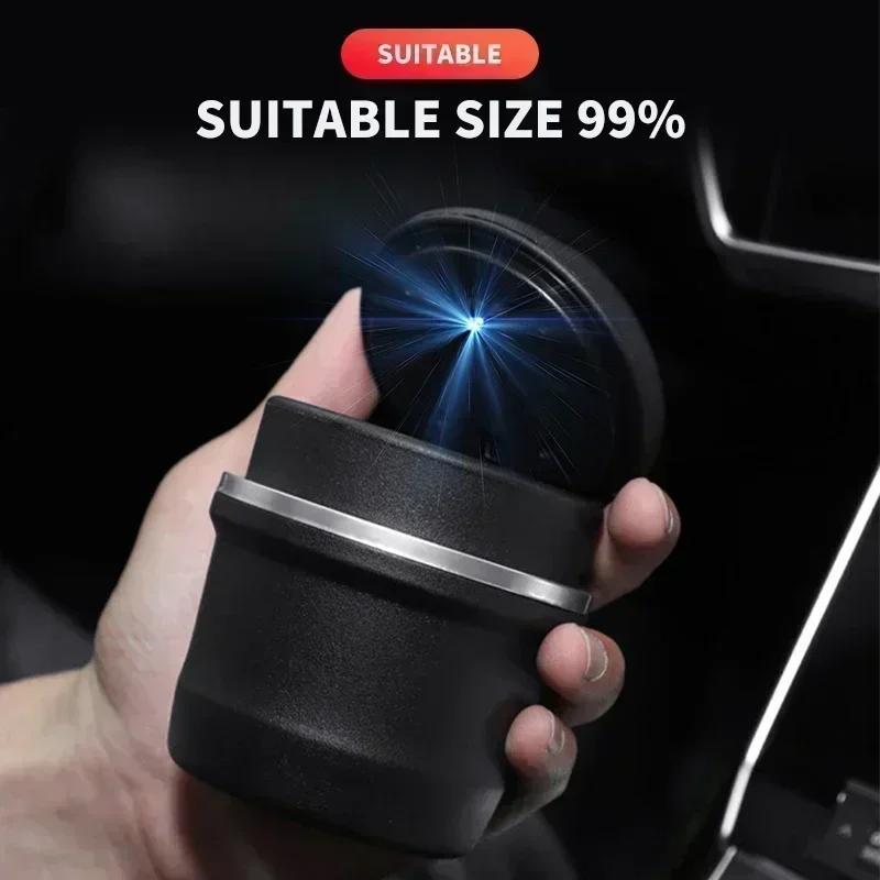 2025 E46 x5 Car Cigarette Ashtray Cup With Lid With LED Light Portable For BMW M M3 M5 M6 X3 E46 E90 E39 F10 F20 F30 G20 E60 E36