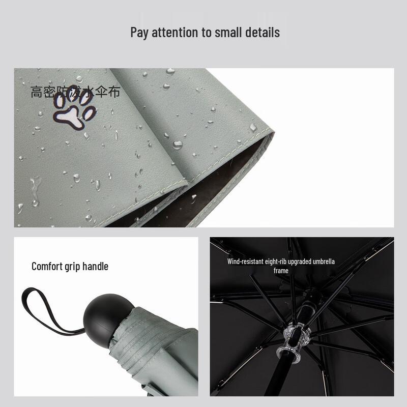 VVC Ice Crystal Cat Fun UV Protection Sun Umbrella